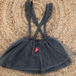 ZARA suspender skirt